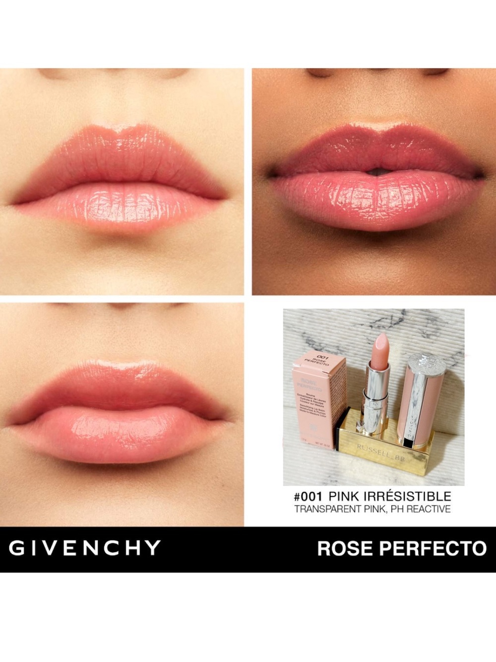 Givenchy Rose Perfecto Hydrating Lip Balm: Pink Irresistible